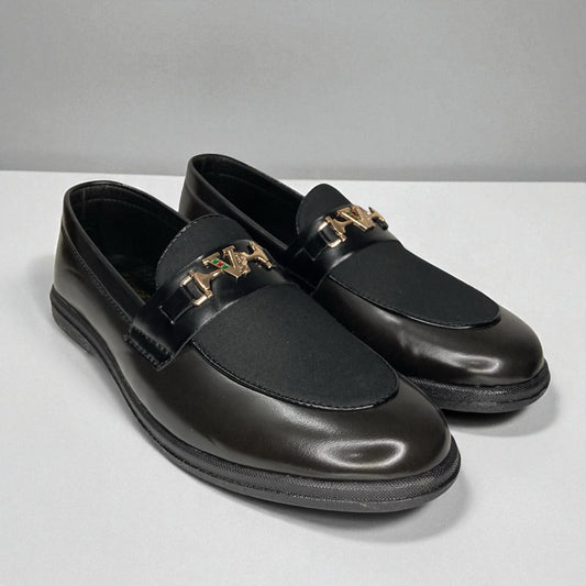 Suede Loafers - Black