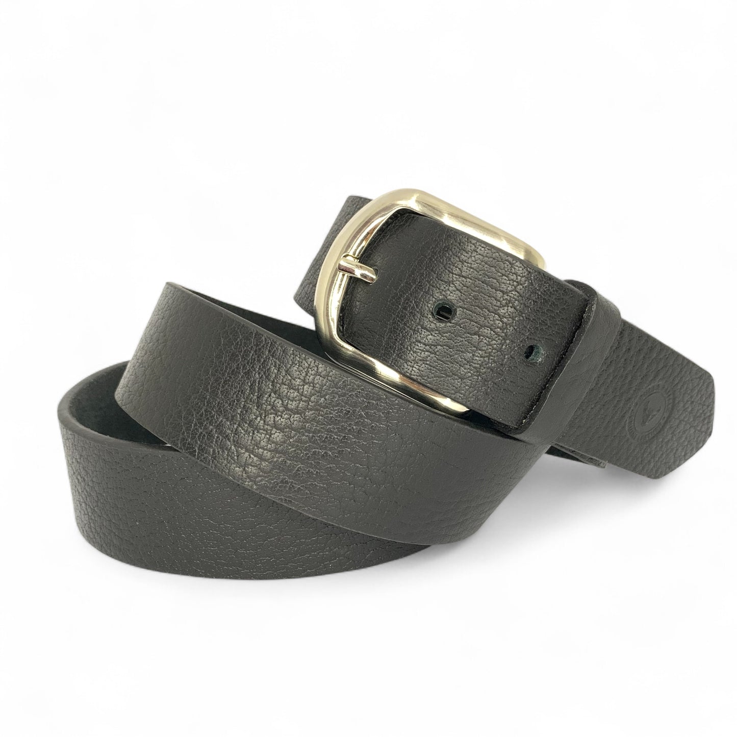 "Premium Bull & Buffalo Leather Belt for Men - 40mm Wide, Perfect for Jeans"