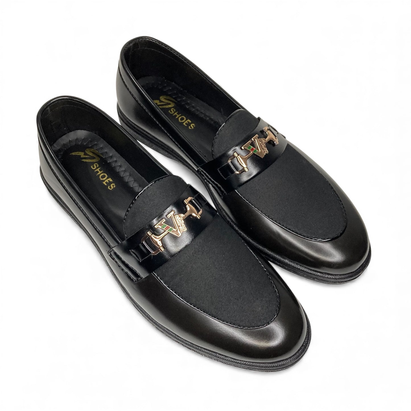 Suede Loafers - Black