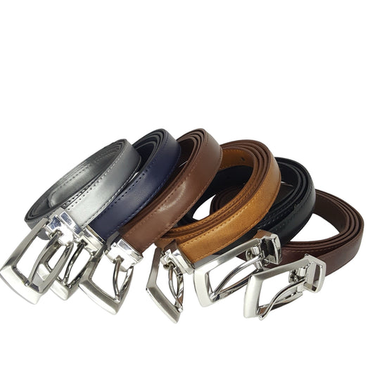 Premium Bull & Buffalo Leather Ladies Belt 100% Pure Leather