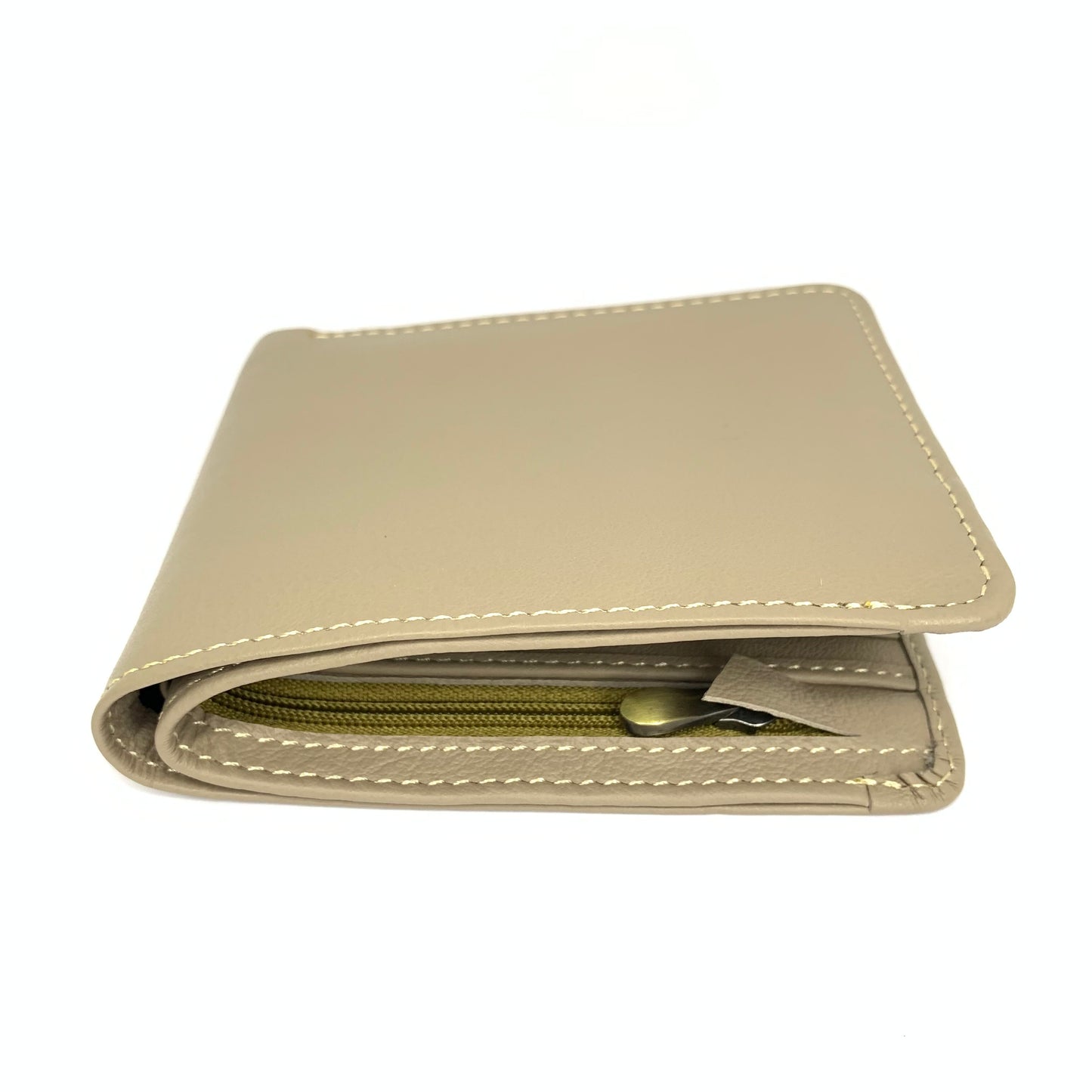 Premium Bull & Buffalo Leather Zipper Wallet