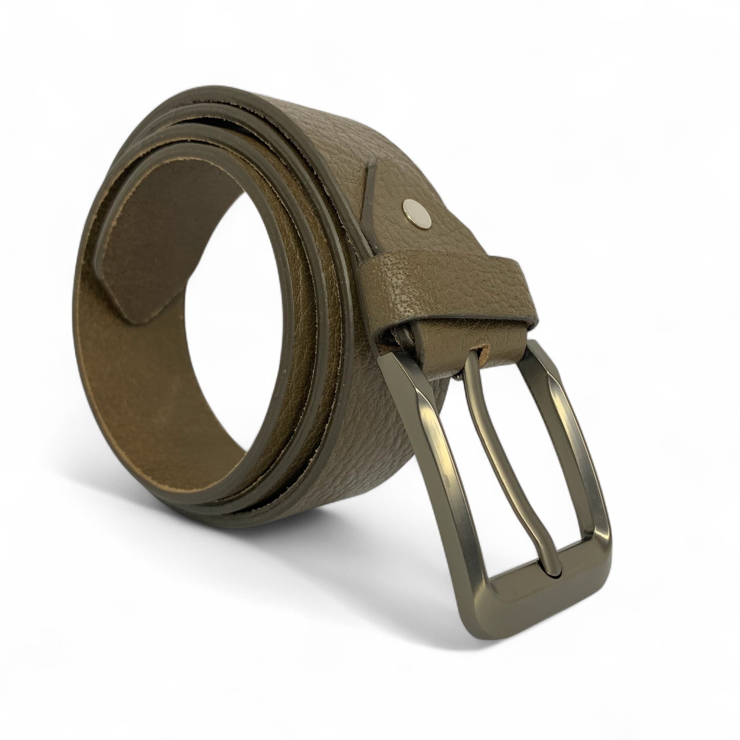 "Premium Bull & Buffalo Leather Belt for Men - 40mm Wide, Perfect for Jeans"