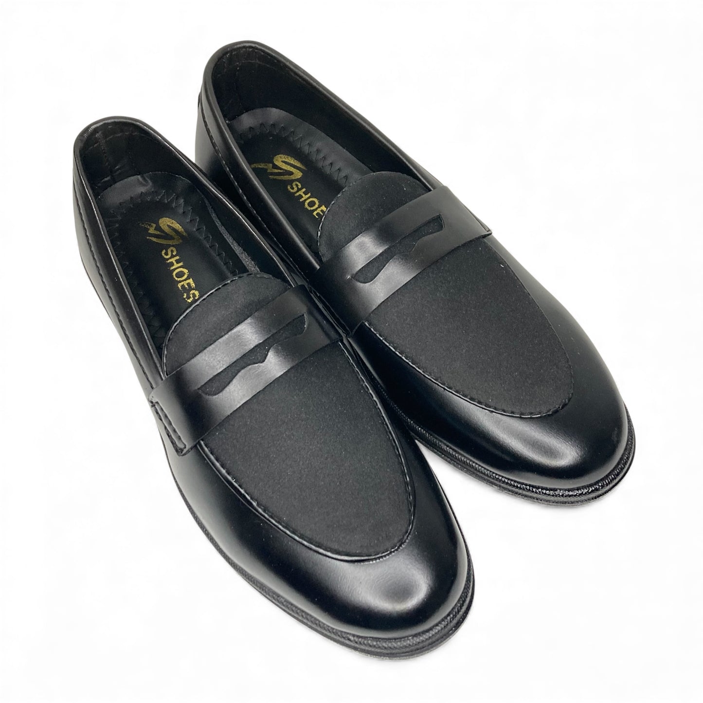 Suede Loafers – Black Elegance