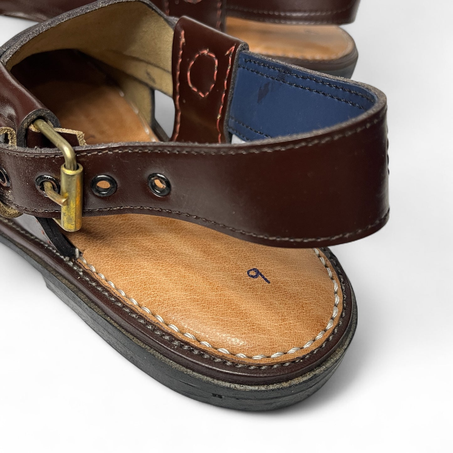 Classic Peshawari Chappal - Original Charsadda - Dark Brown