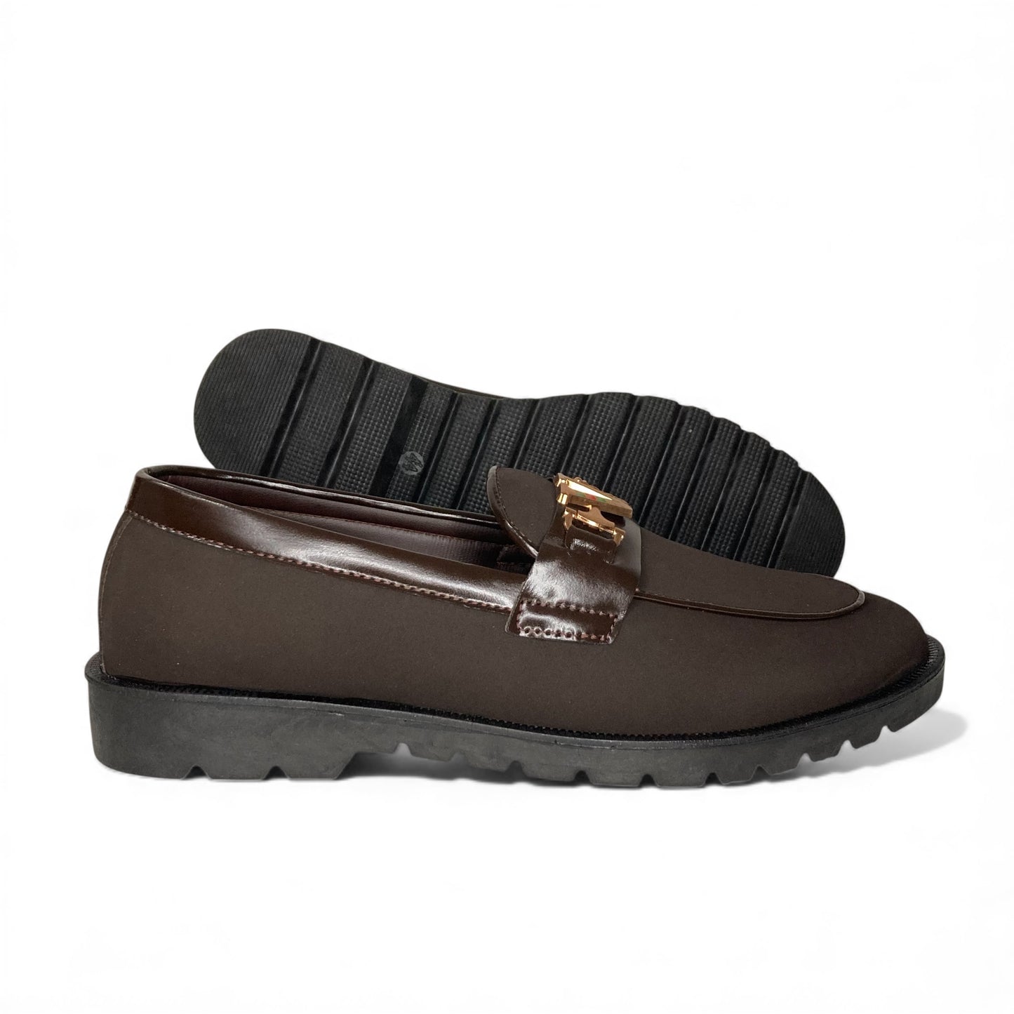Suede Loafers - Navy Blue