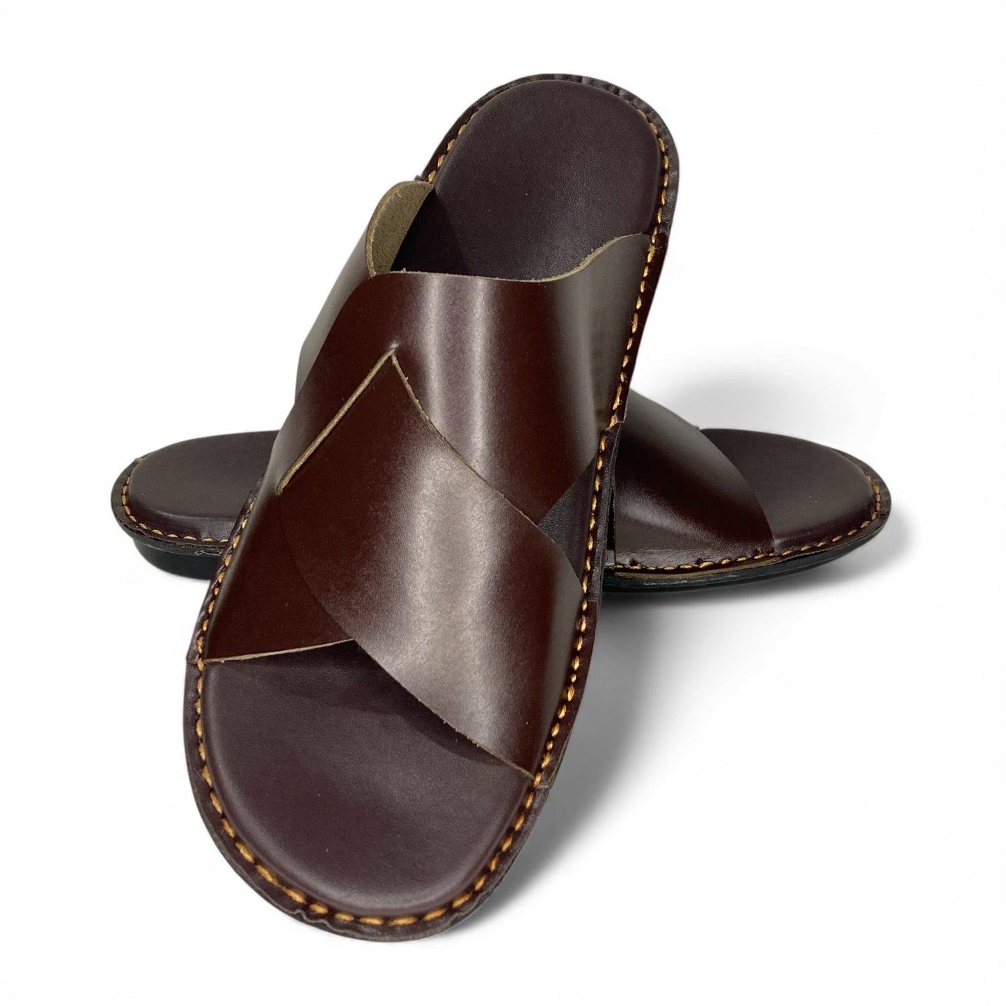 Comfort Slippers - Dark Brown