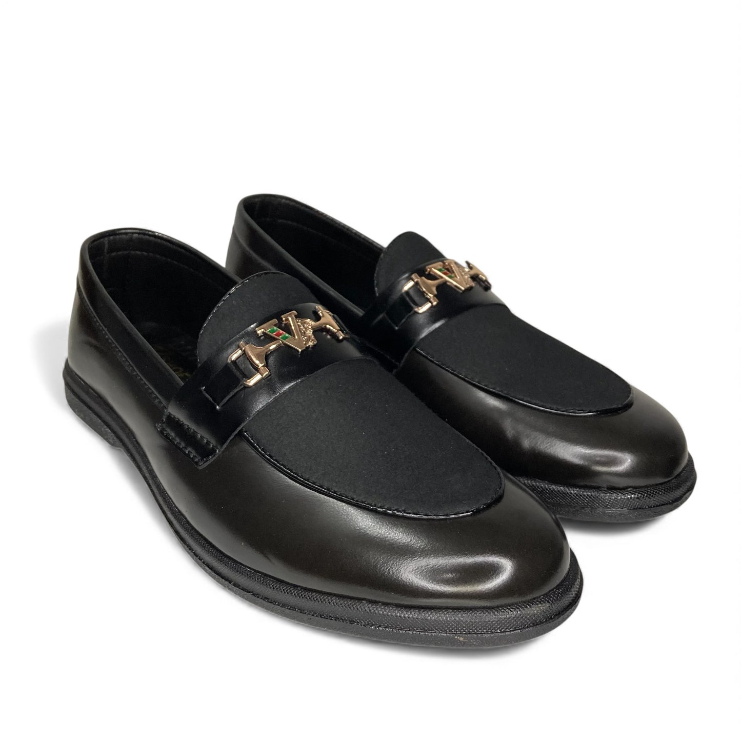Suede Loafers - Black