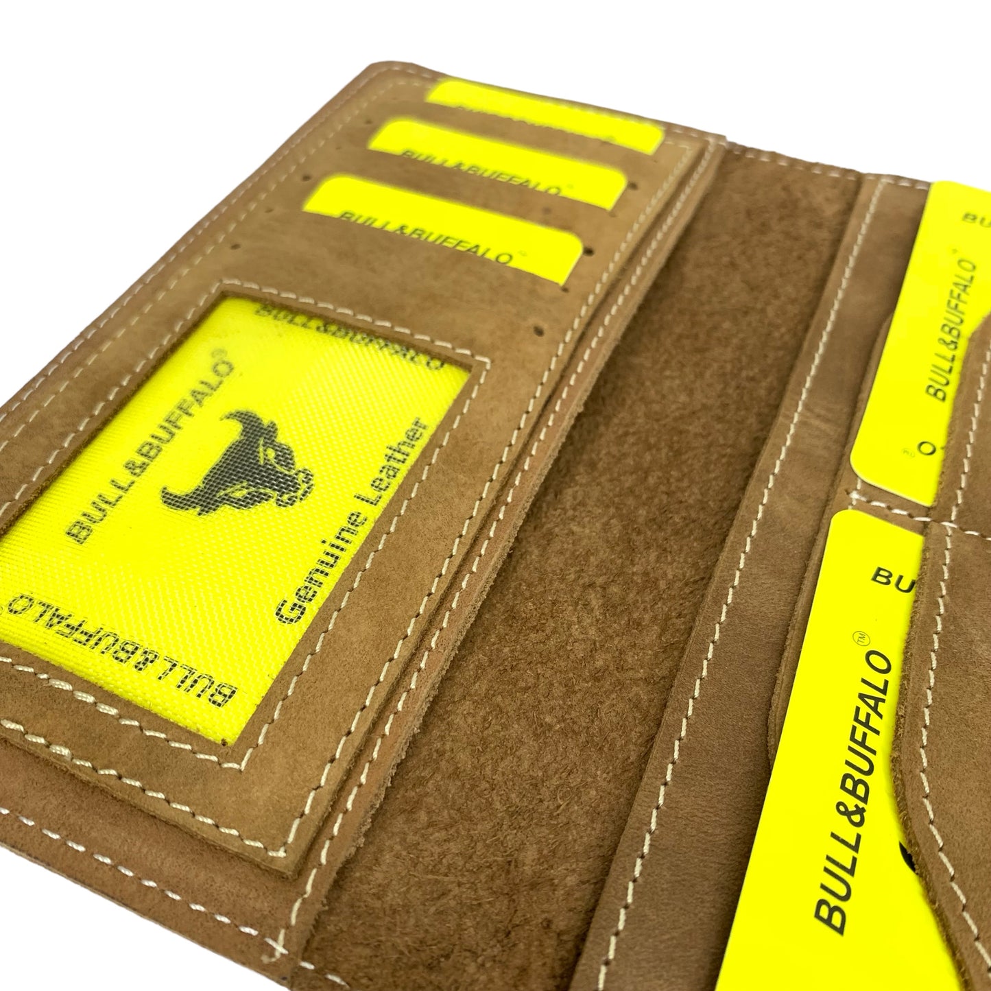Premium Bull & Buffalo Pull-up Leather Long Wallet