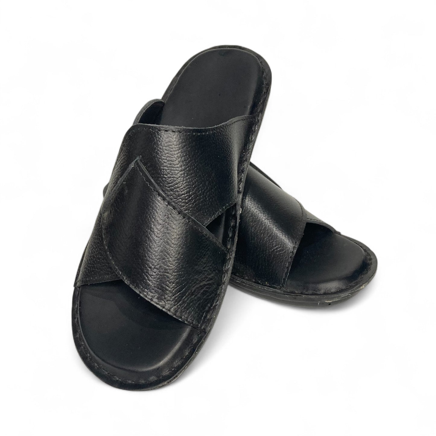 Comfort Slippers - Black Milled