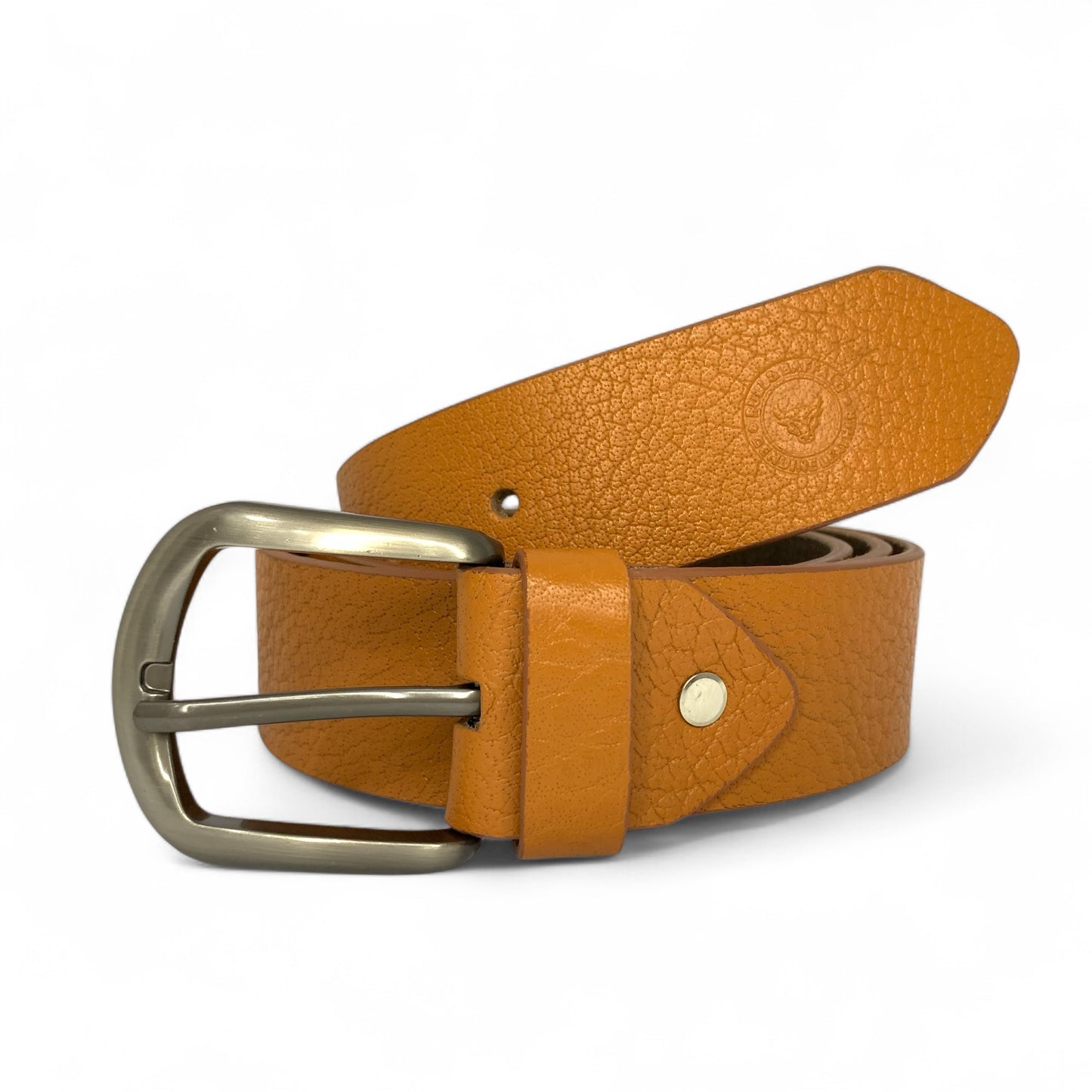"Premium Bull & Buffalo Leather Belt for Men - 40mm Wide, Perfect for Jeans"