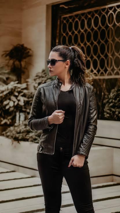 Premium Bull & Buffalo Leather Ladies Jacket 100% Pure Leather