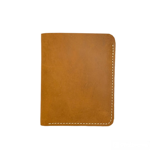 Premium Bull & Buffalo Pull-up Leather Book Wallet