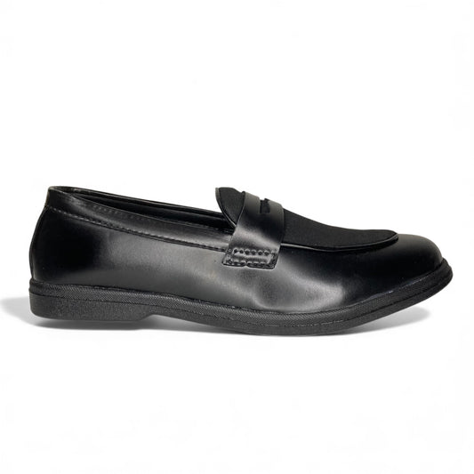Suede Loafers – Black Elegance