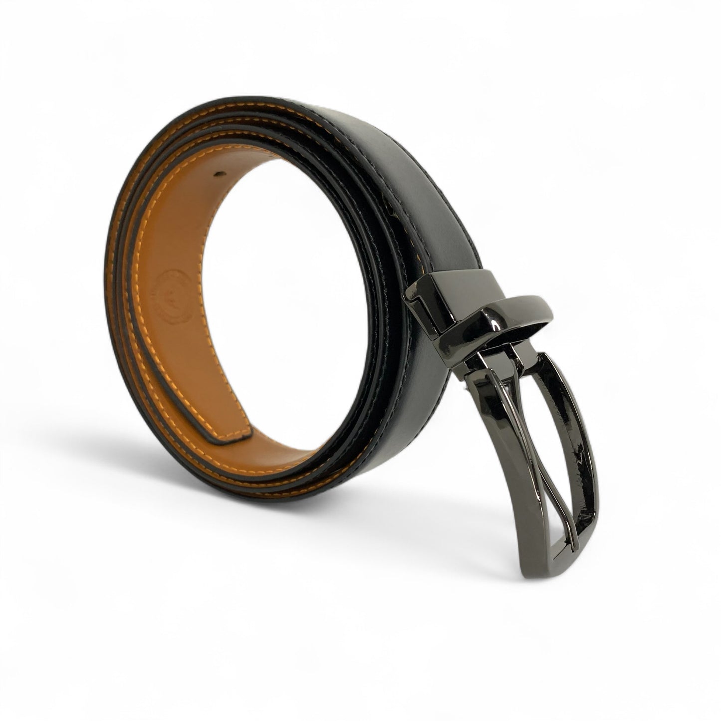 Premium Bull & Buffalo 2 in 1 Leather Belt with Reversible Buckle - 35mm Formal