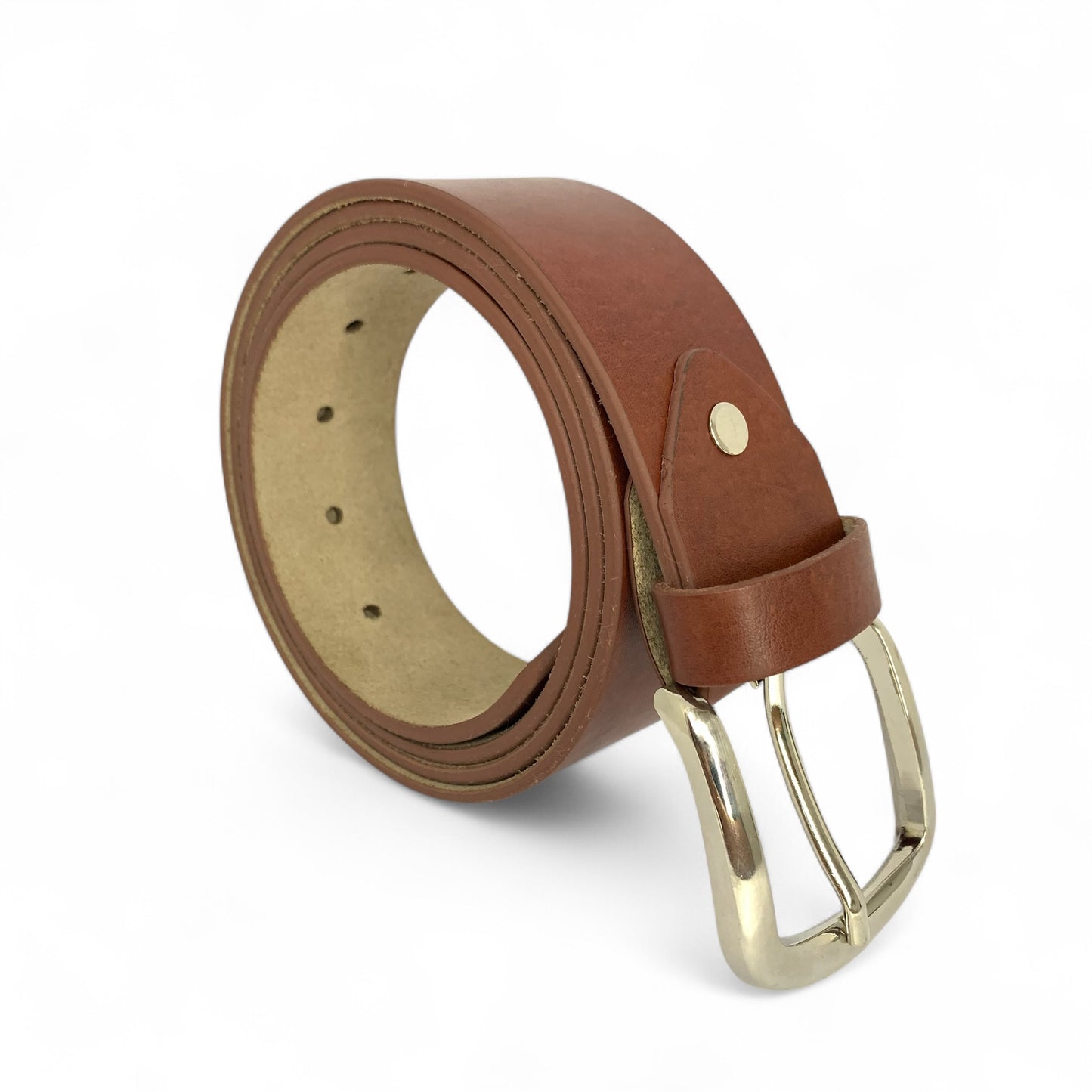 Premium Bull & Buffalo Leather Belt for Men Semi-Formal, 40mm Wide