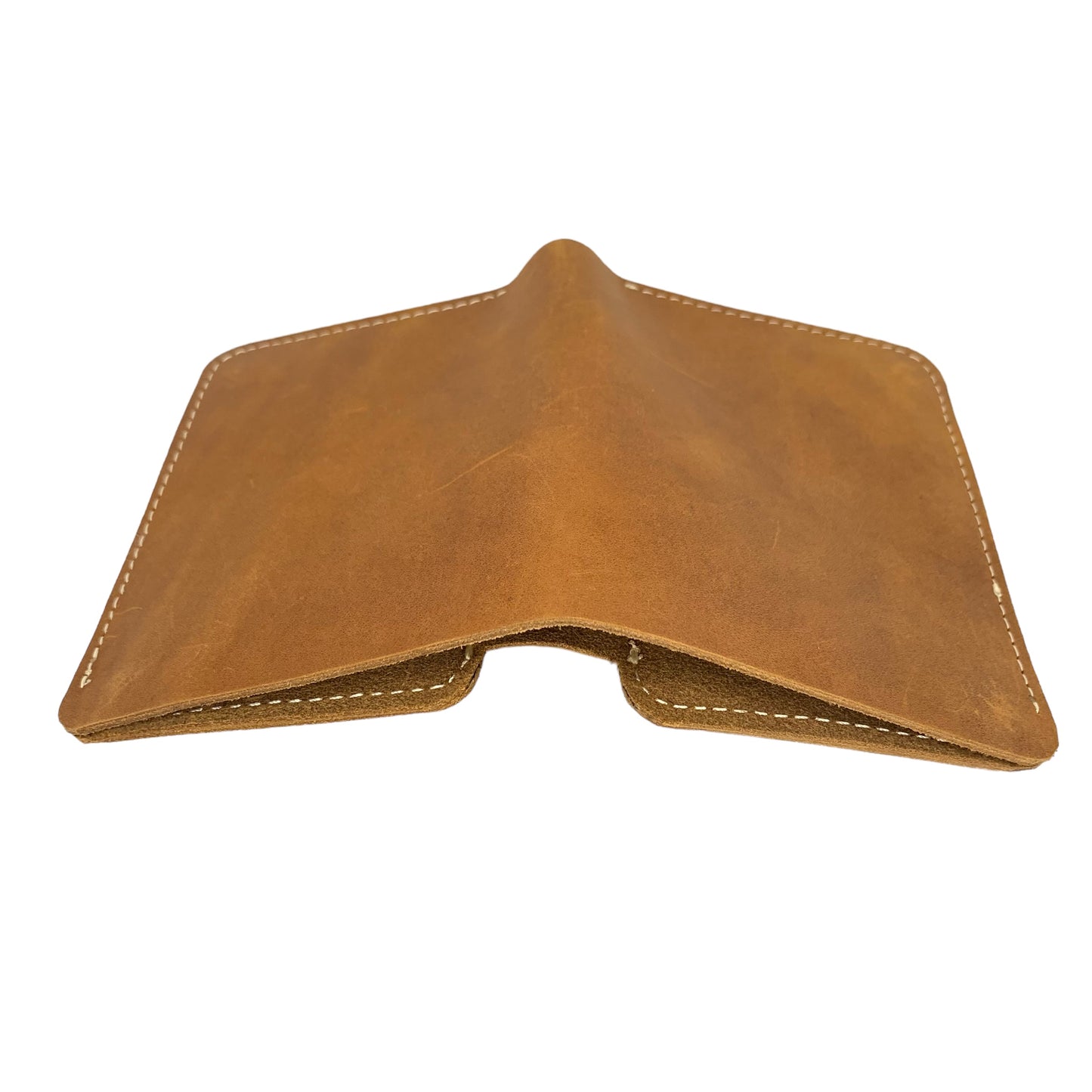 Premium Bull & Buffalo Pull-up Leather Book Wallet