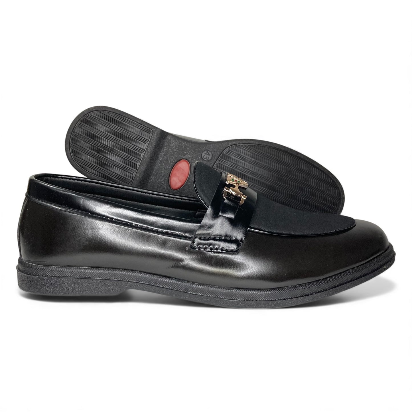 Suede Loafers - Black