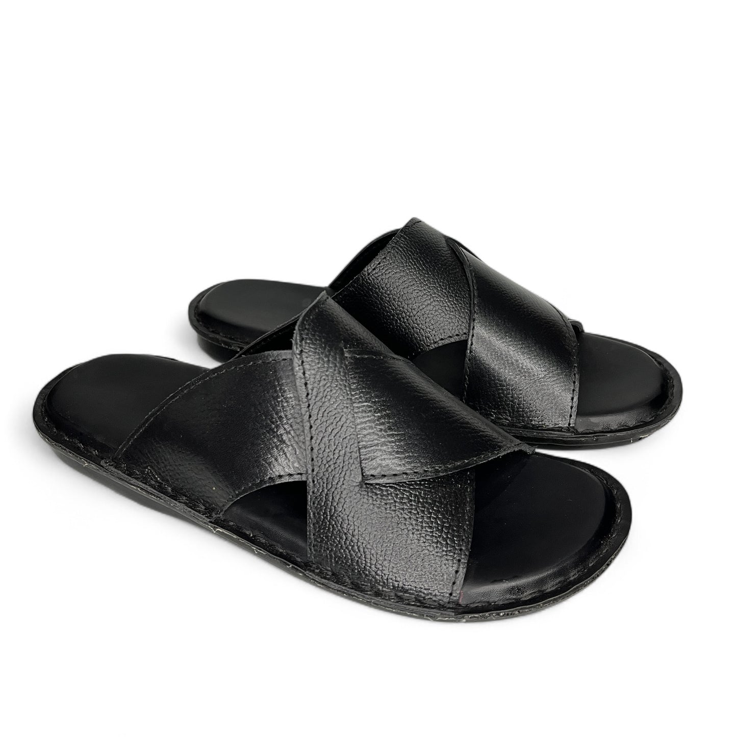 Comfort Slippers - Black Milled