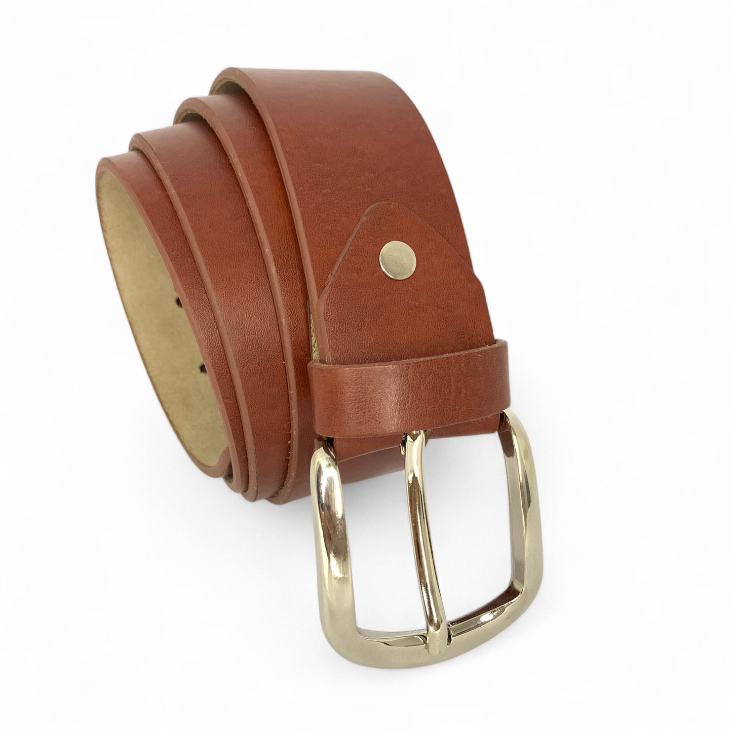 Premium Bull & Buffalo Leather Belt for Men Semi-Formal, 40mm Wide