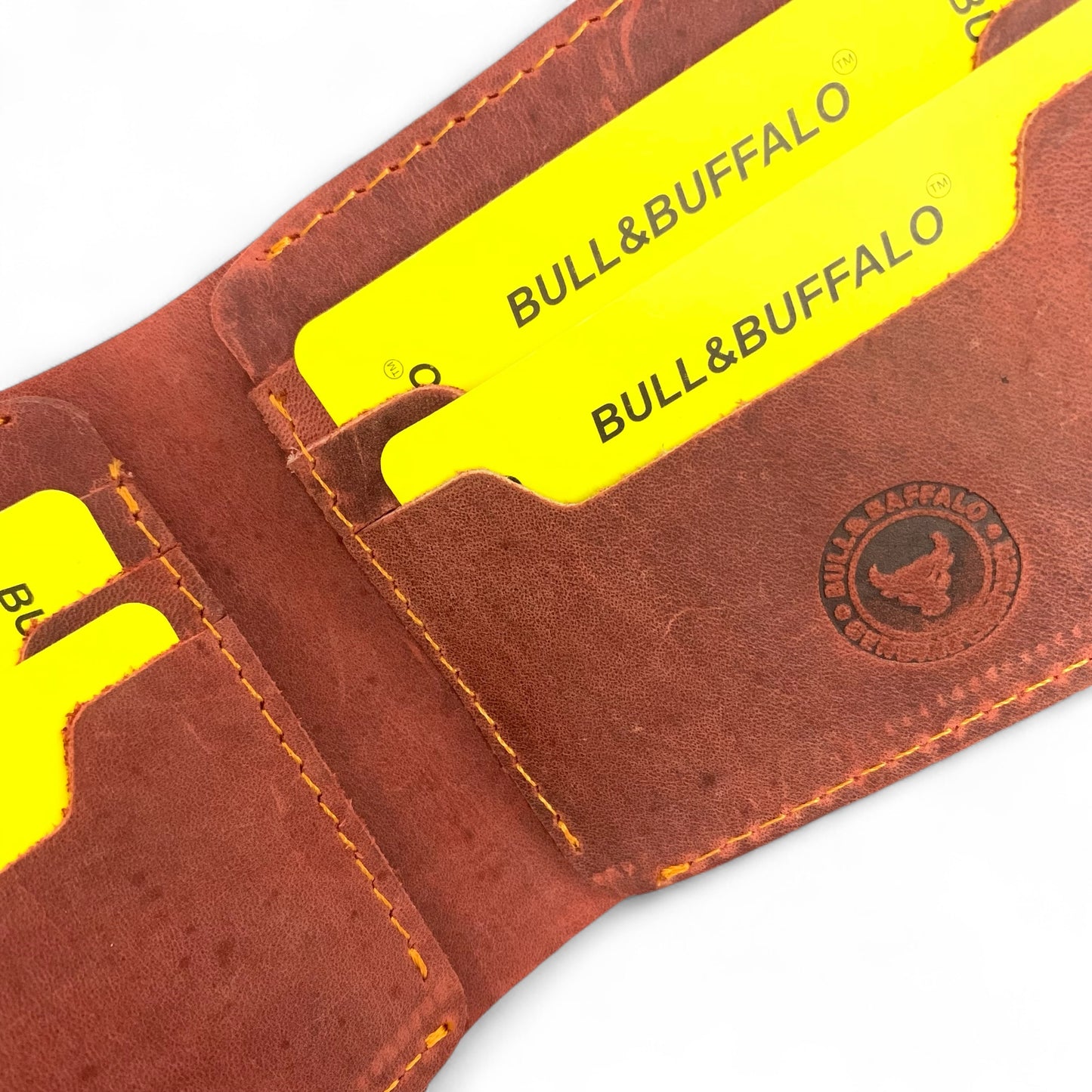 Premium Bull & Buffalo Pull-up Leather Wallet