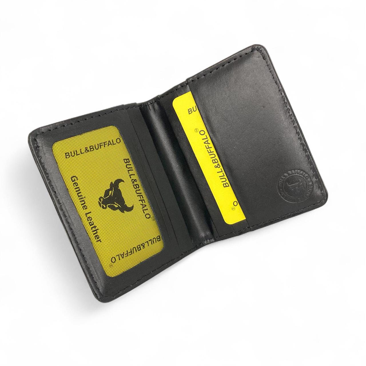 Premium Bull & Buffalo Leather Mini Cardholder Wallet 100% Pure Leather, Export Quality