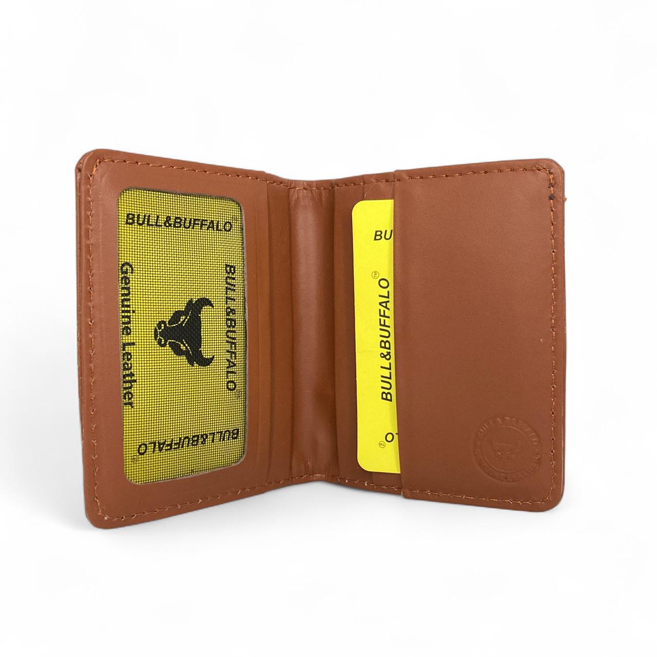 Premium Bull & Buffalo Leather Mini Cardholder Wallet 100% Pure Leather, Export Quality