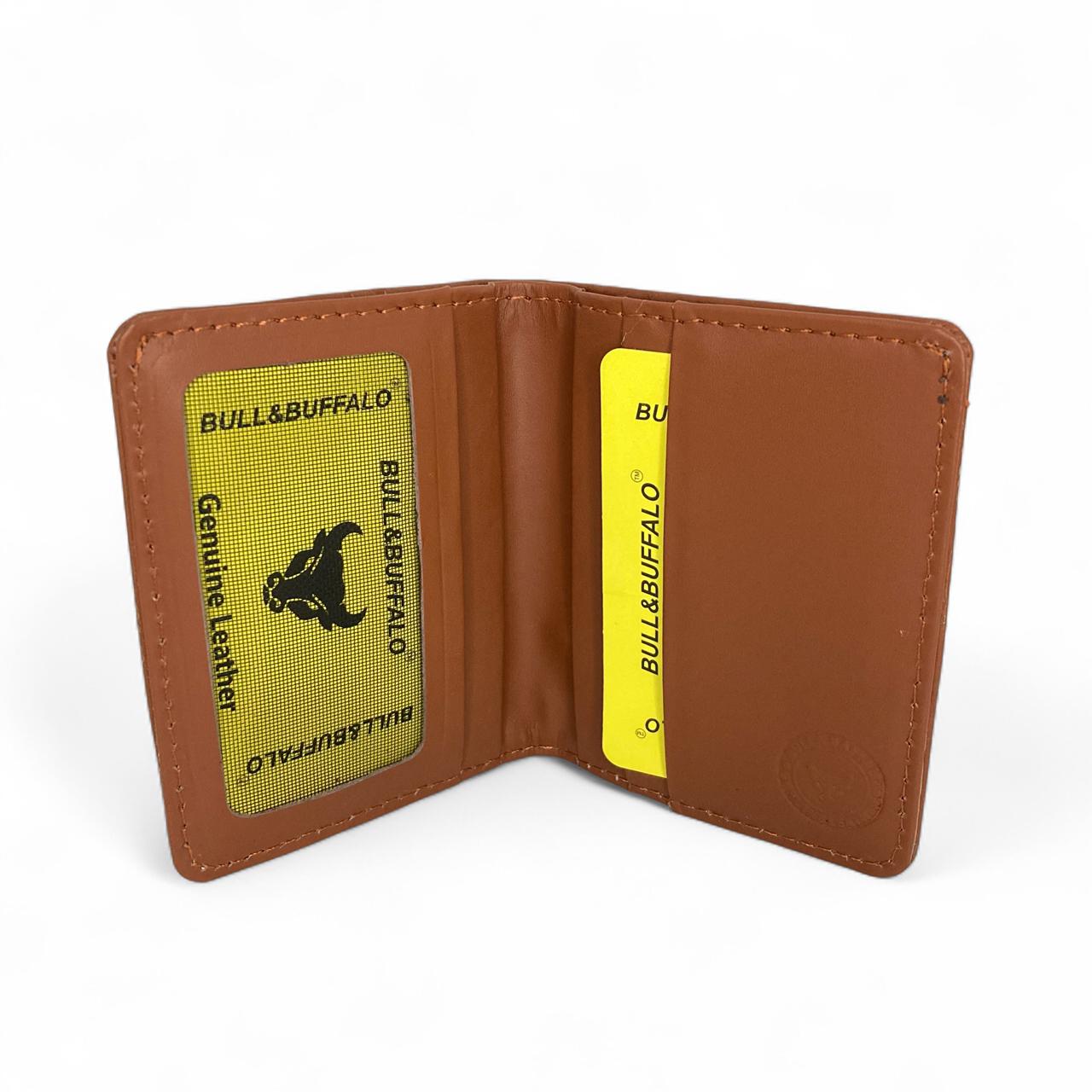 Premium Bull & Buffalo Leather Mini Cardholder Wallet 100% Pure Leather, Export Quality