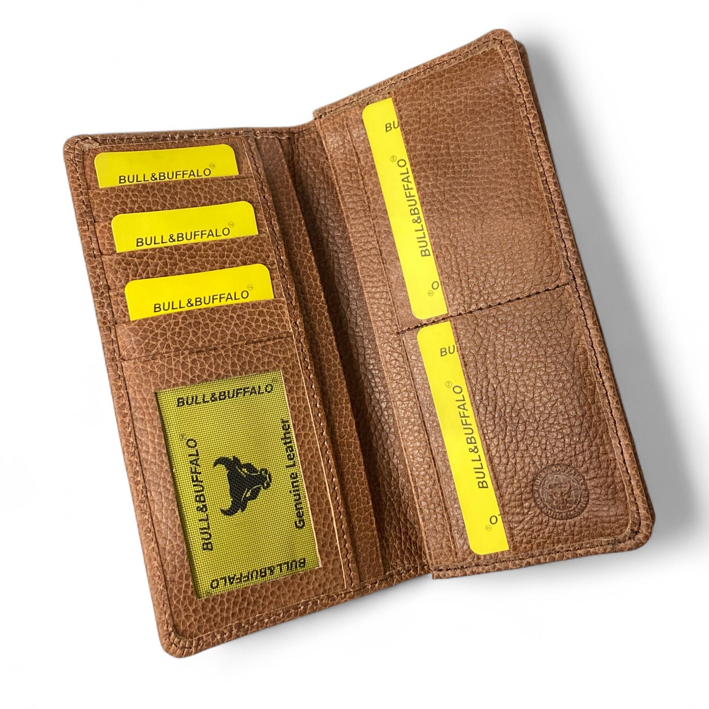 Premium Bull & Buffalo Leather Long Wallet