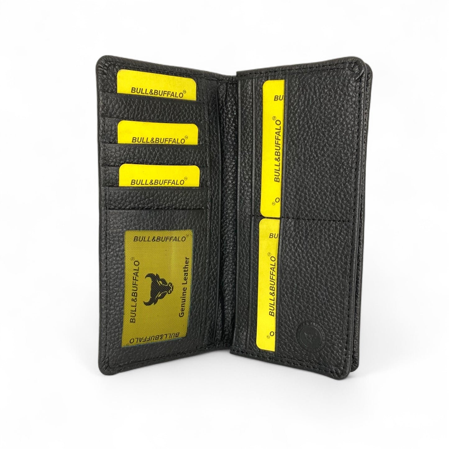 Premium Bull & Buffalo Leather Long Wallet