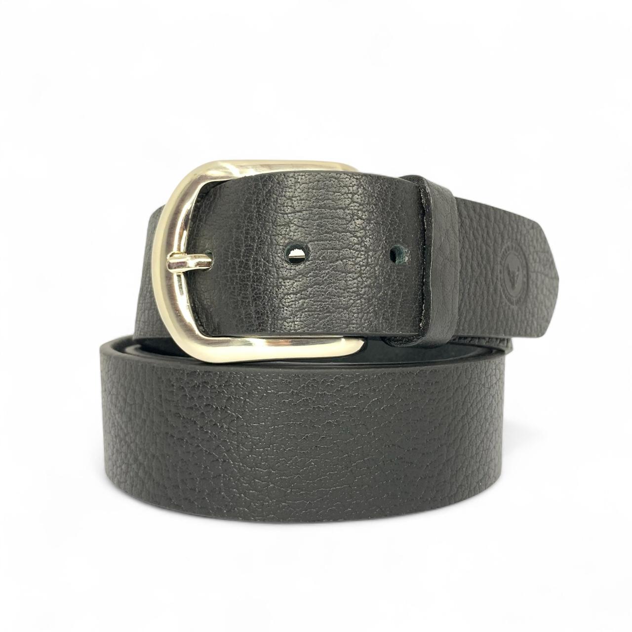 "Premium Bull & Buffalo Leather Belt for Men - 40mm Wide, Perfect for Jeans"