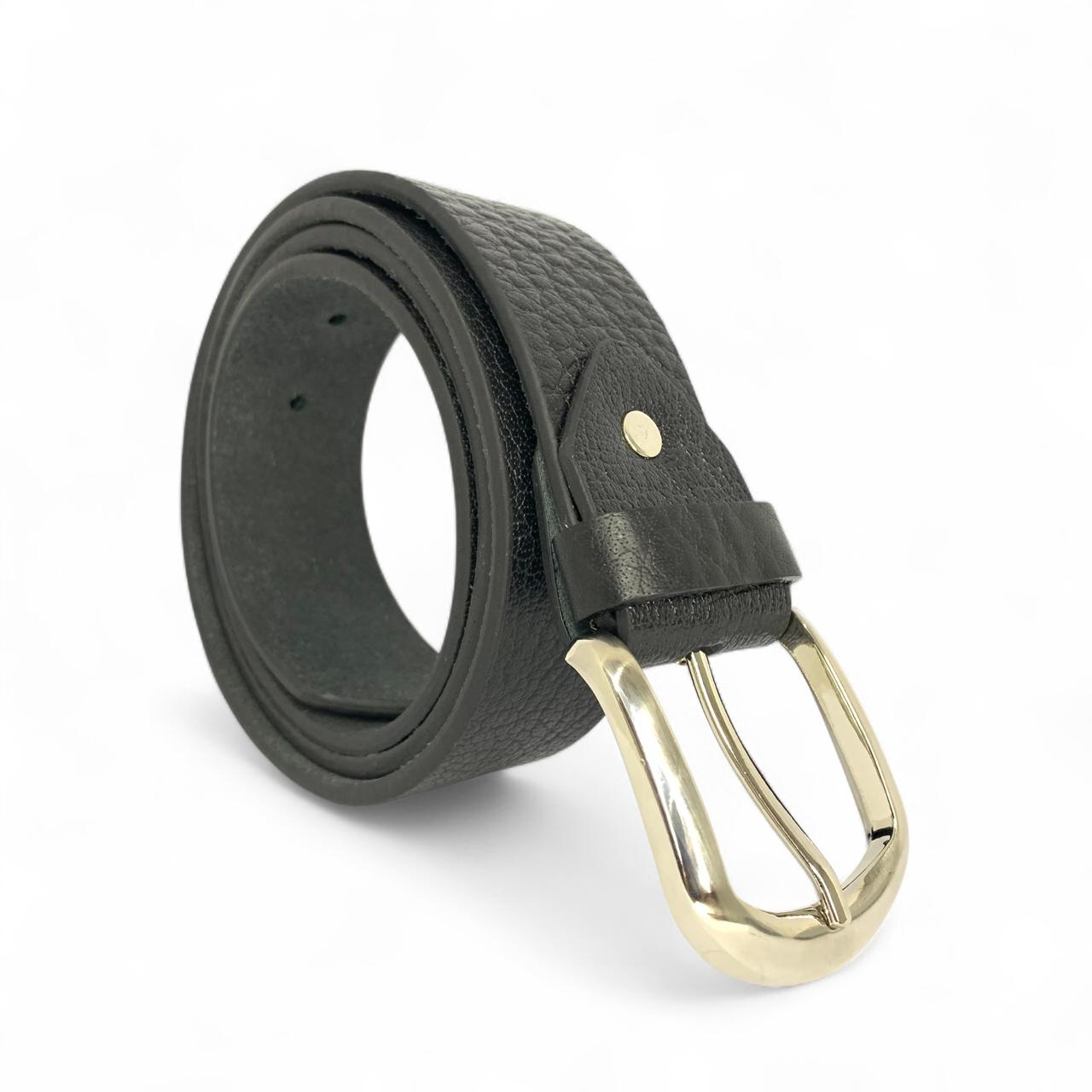 "Premium Bull & Buffalo Leather Belt for Men - 40mm Wide, Perfect for Jeans"