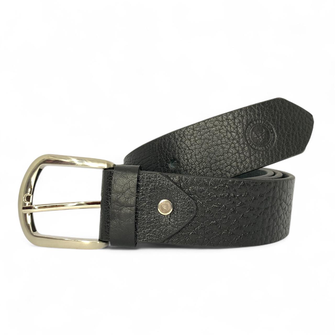 "Premium Bull & Buffalo Leather Belt for Men - 40mm Wide, Perfect for Jeans"