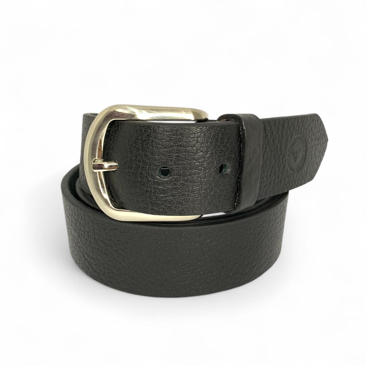 "Premium Bull & Buffalo Leather Belt for Men - 40mm Wide, Perfect for Jeans"
