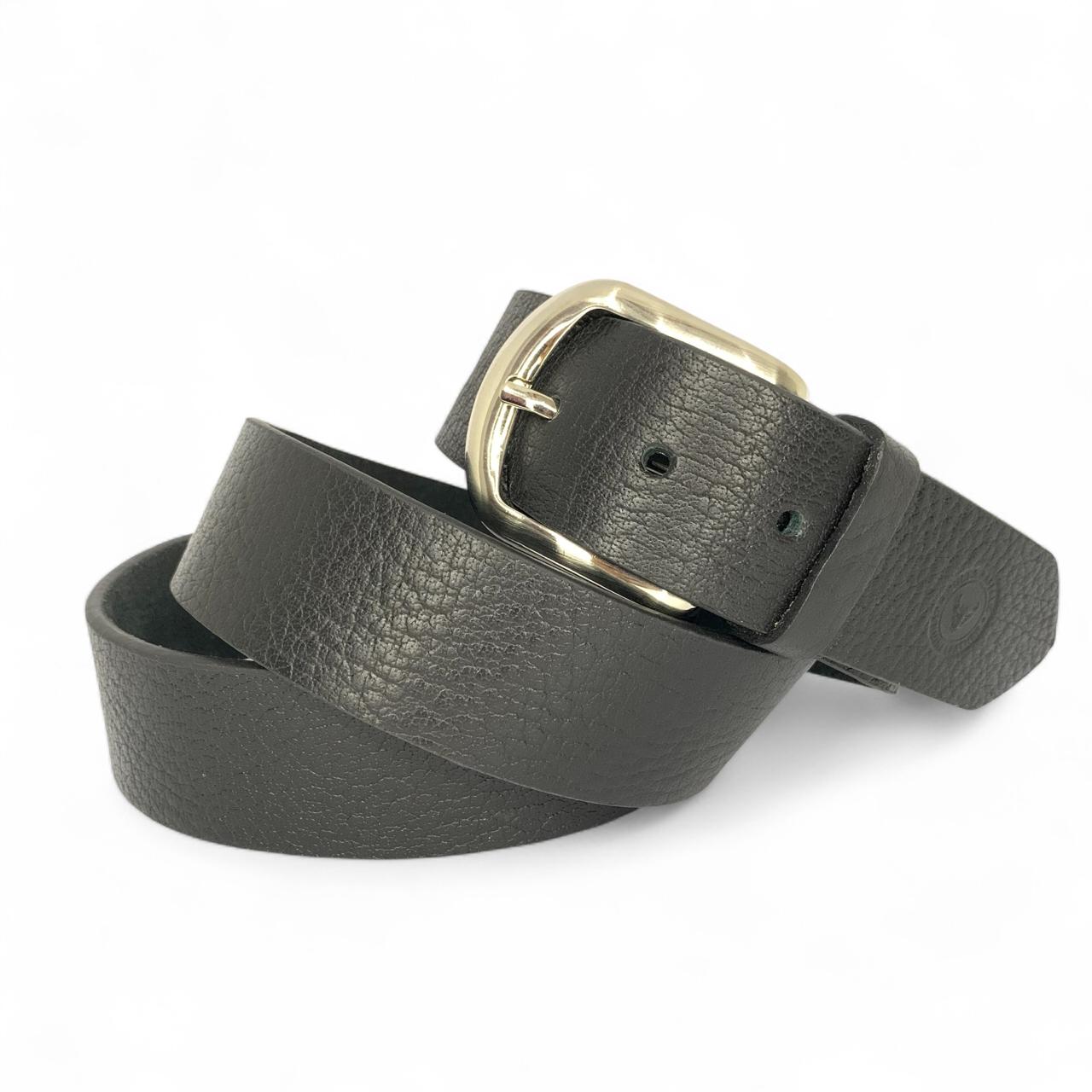 "Premium Bull & Buffalo Leather Belt for Men - 40mm Wide, Perfect for Jeans"