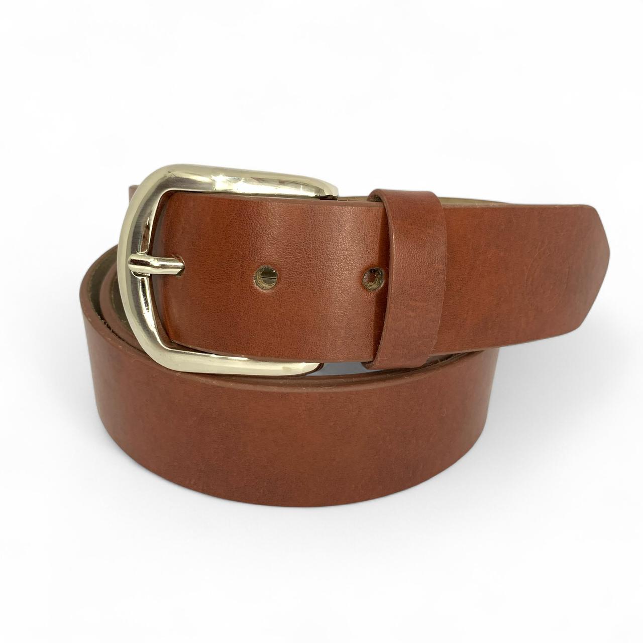 Premium Bull & Buffalo Leather Belt for Men Semi-Formal, 40mm Wide