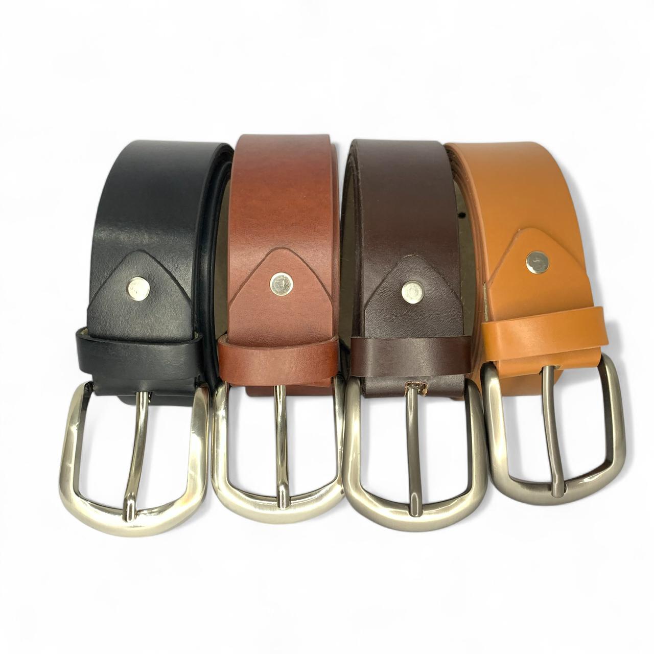 Premium Bull & Buffalo Leather Belt for Men Semi-Formal, 40mm Wide
