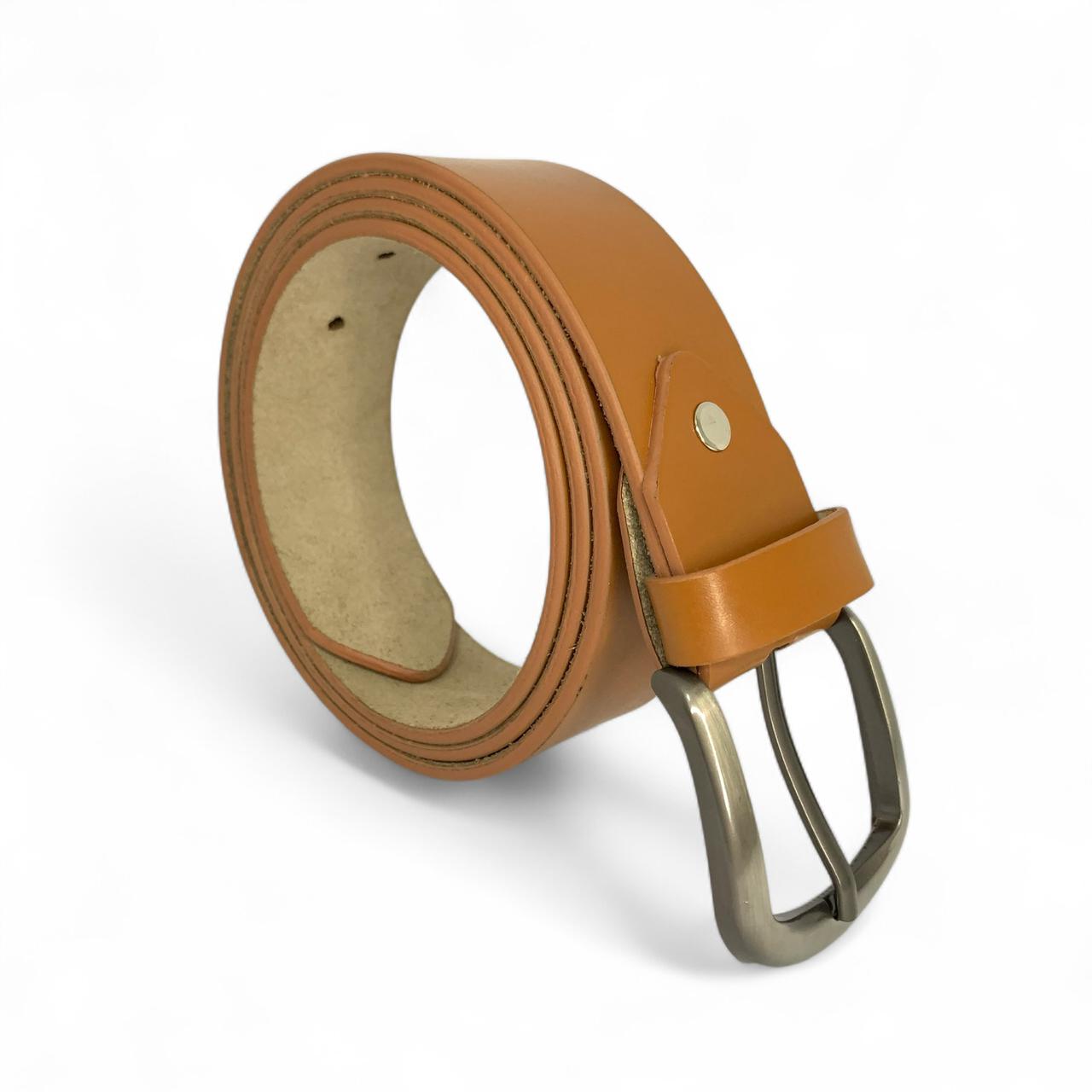 Premium Bull & Buffalo Leather Belt for Men Semi-Formal, 40mm Wide