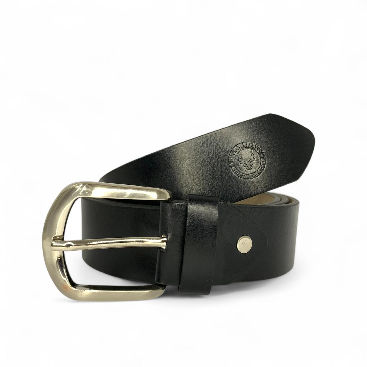 Premium Bull & Buffalo Leather Belt for Men Semi-Formal, 40mm Wide