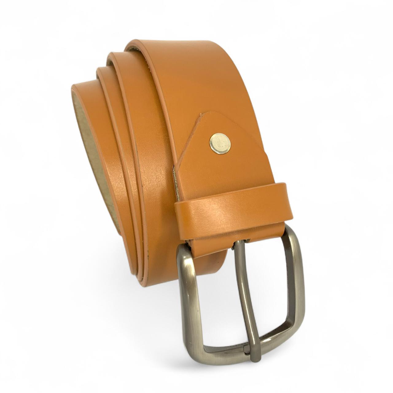 Premium Bull & Buffalo Leather Belt for Men Semi-Formal, 40mm Wide