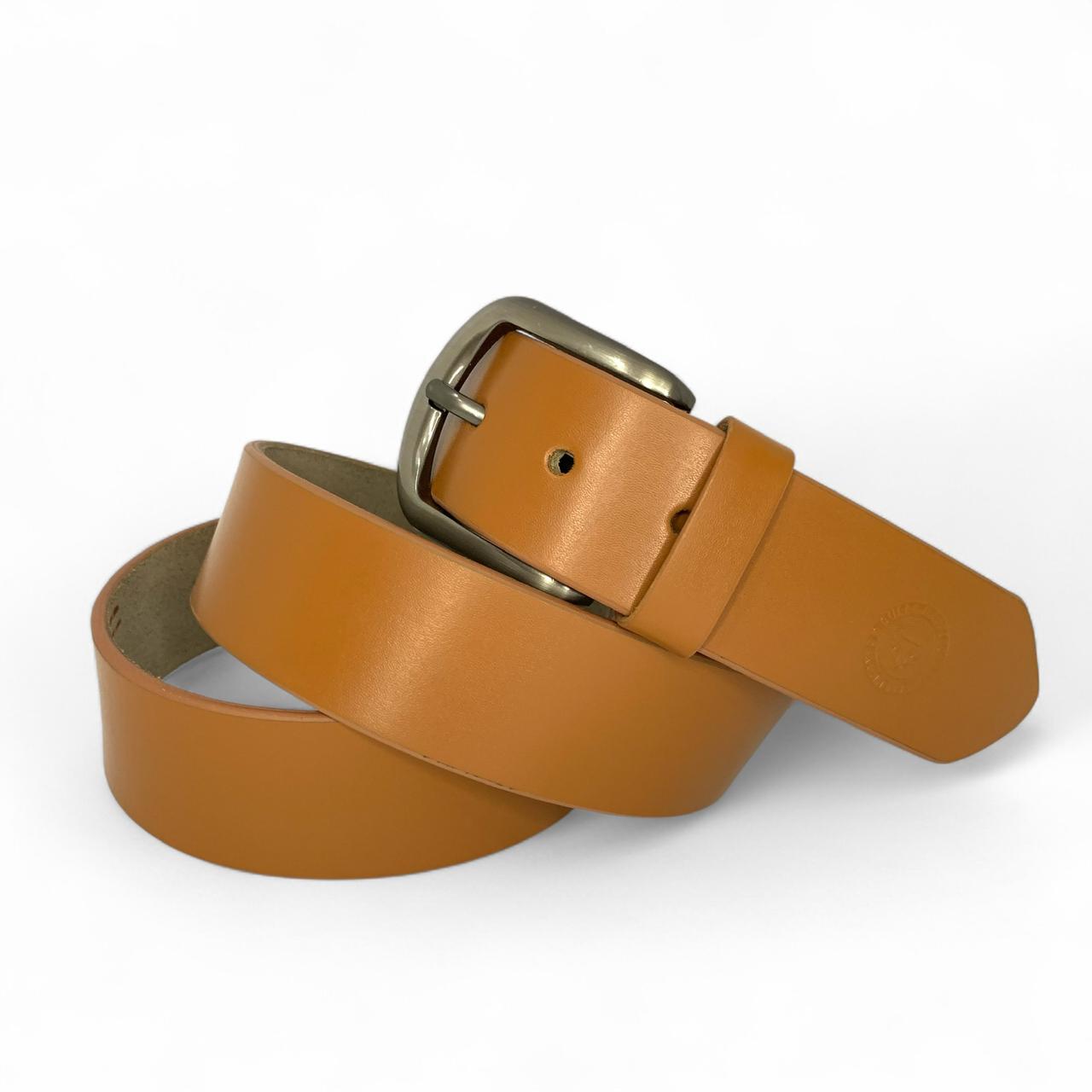 Premium Bull & Buffalo Leather Belt for Men Semi-Formal, 40mm Wide