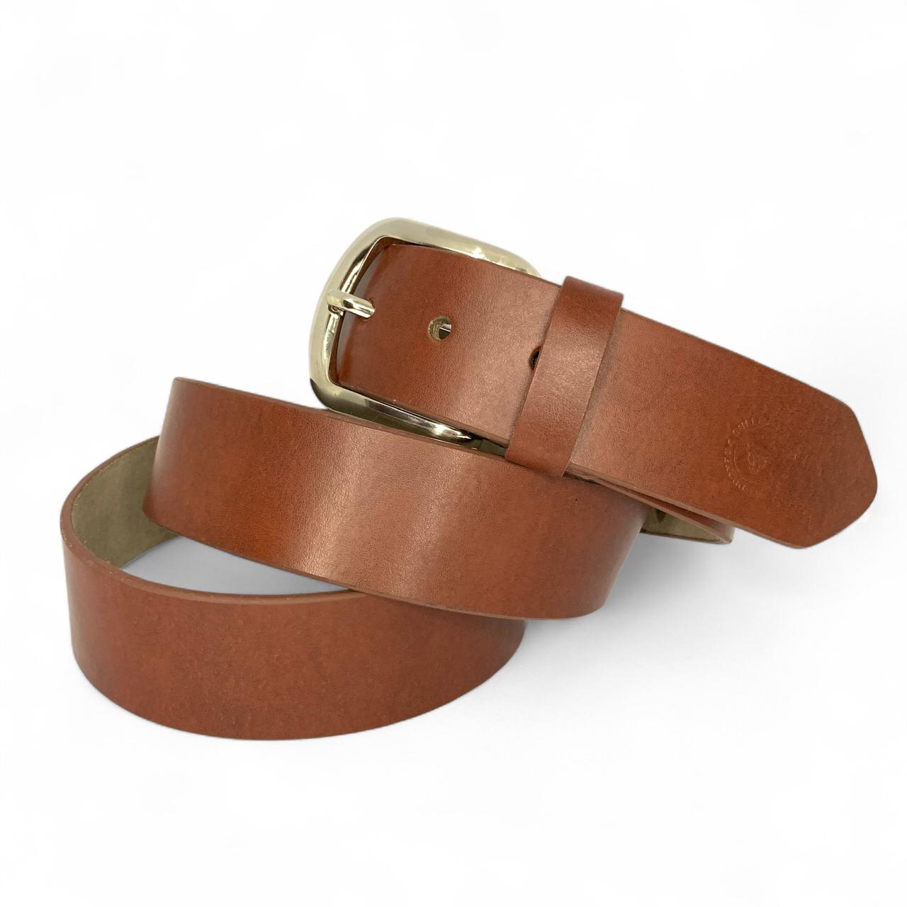 Premium Bull & Buffalo Leather Belt for Men Semi-Formal, 40mm Wide