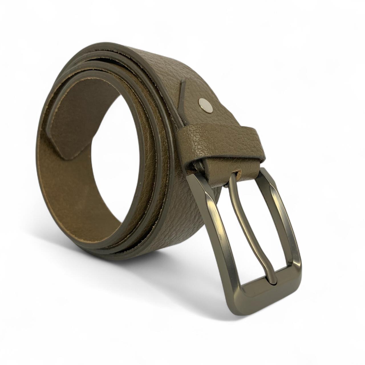 "Premium Bull & Buffalo Leather Belt for Men - 40mm Wide, Perfect for Jeans"