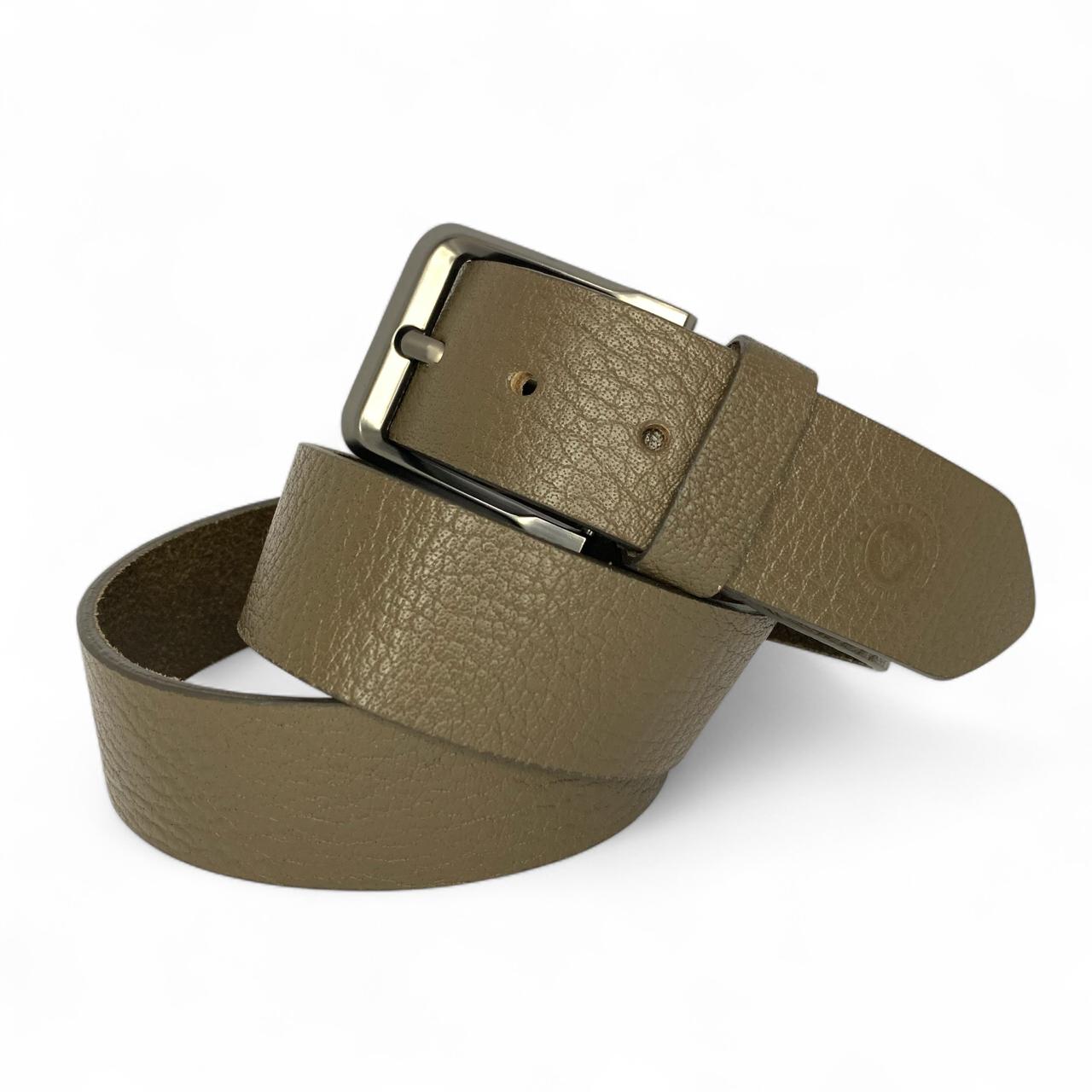 "Premium Bull & Buffalo Leather Belt for Men - 40mm Wide, Perfect for Jeans"
