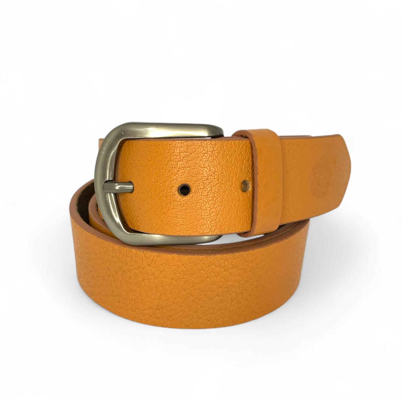 "Premium Bull & Buffalo Leather Belt for Men - 40mm Wide, Perfect for Jeans"