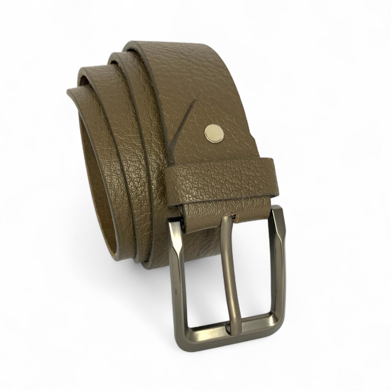 "Premium Bull & Buffalo Leather Belt for Men - 40mm Wide, Perfect for Jeans"