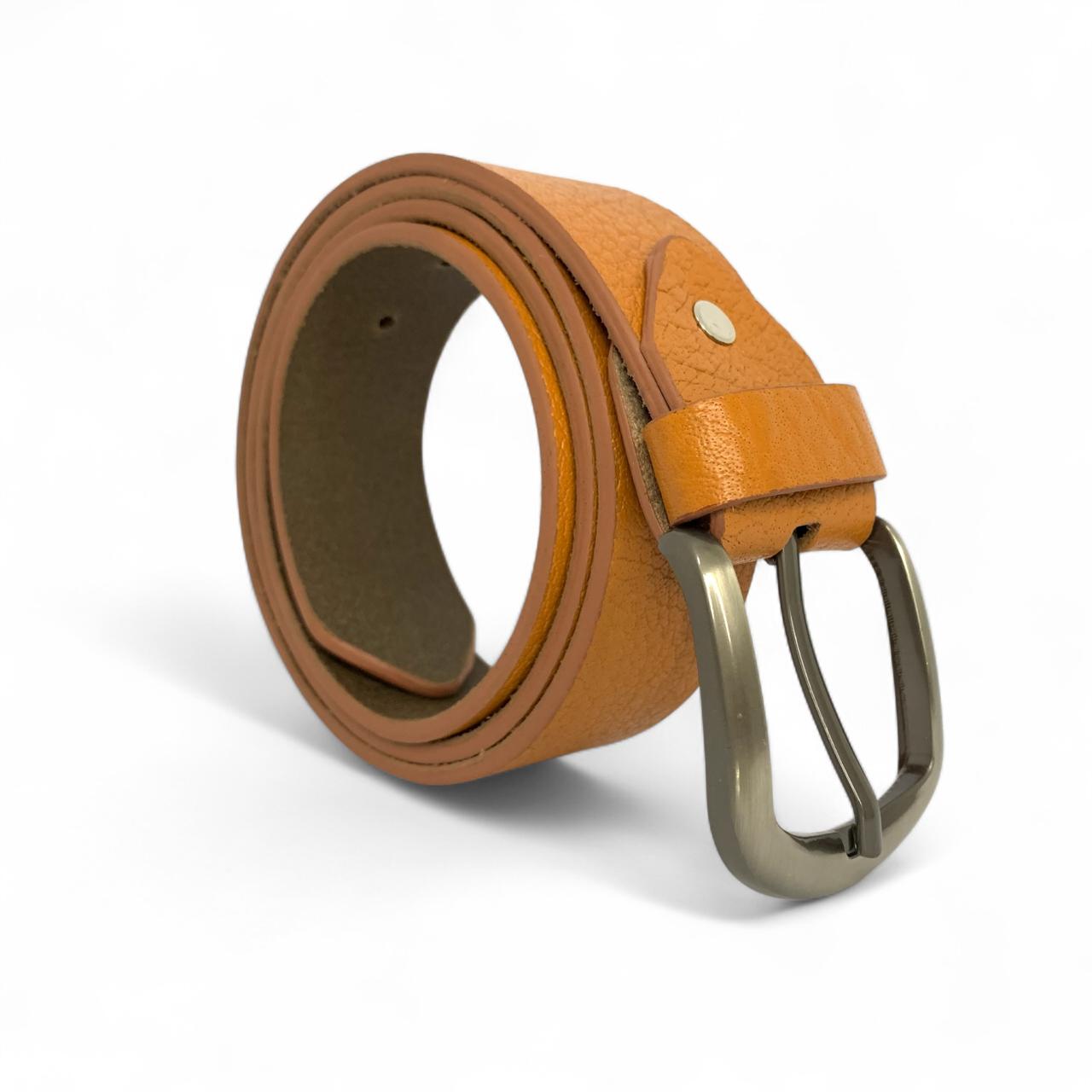 "Premium Bull & Buffalo Leather Belt for Men - 40mm Wide, Perfect for Jeans"