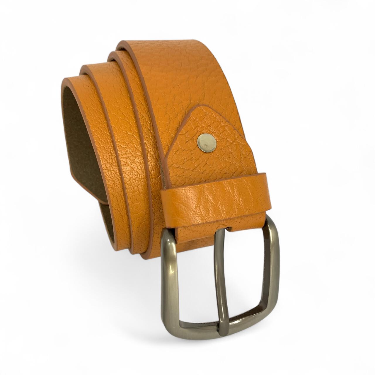 "Premium Bull & Buffalo Leather Belt for Men - 40mm Wide, Perfect for Jeans"