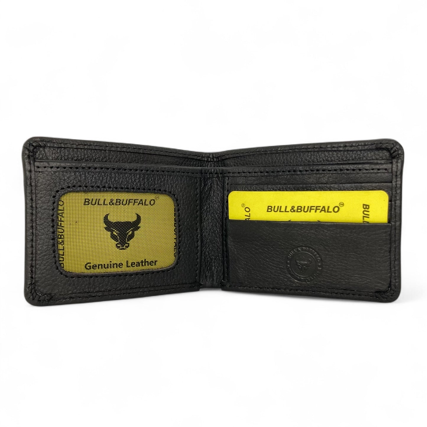 Premium Bull & Buffalo Leather Dollar Size Wallet