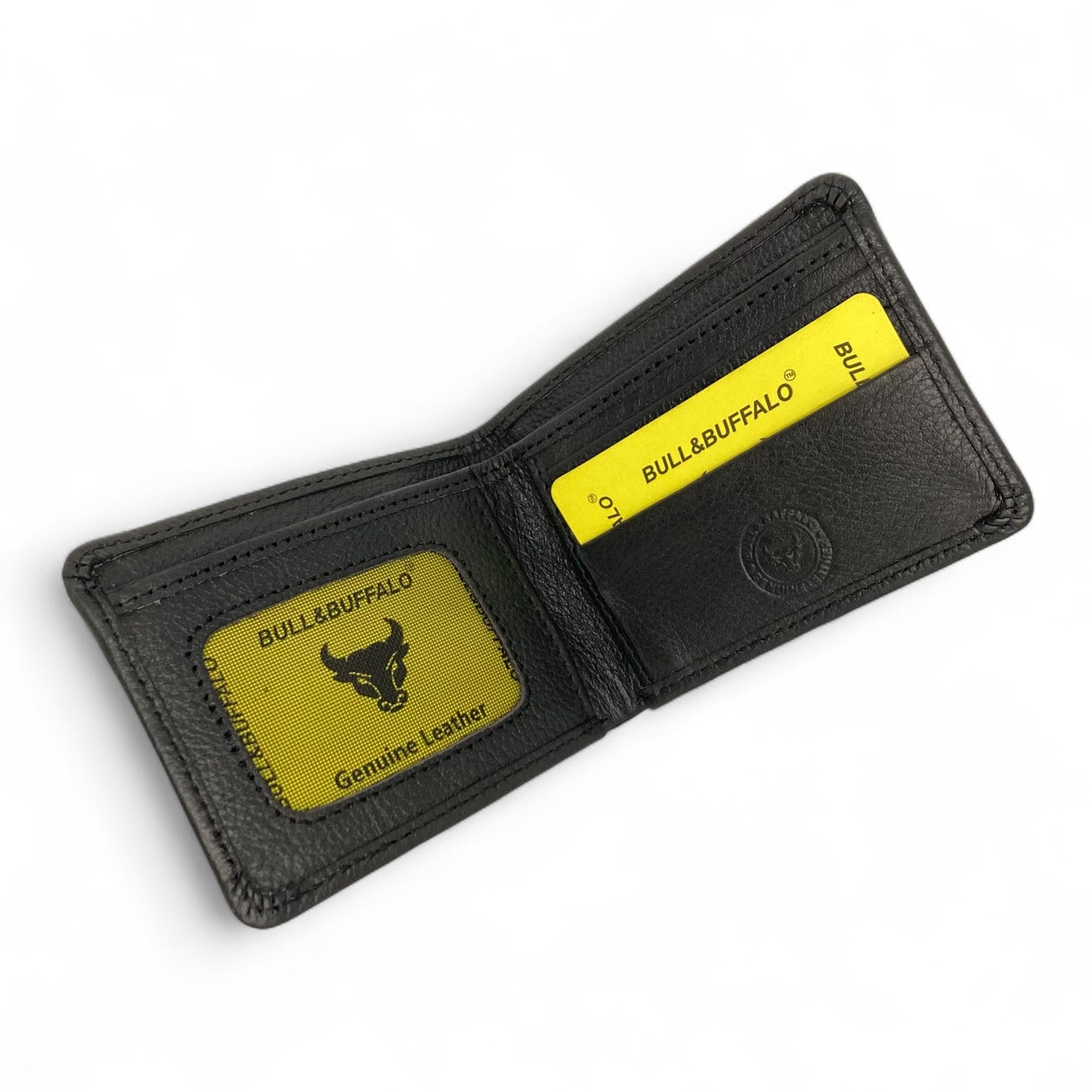 Premium Bull & Buffalo Leather Dollar Size Wallet