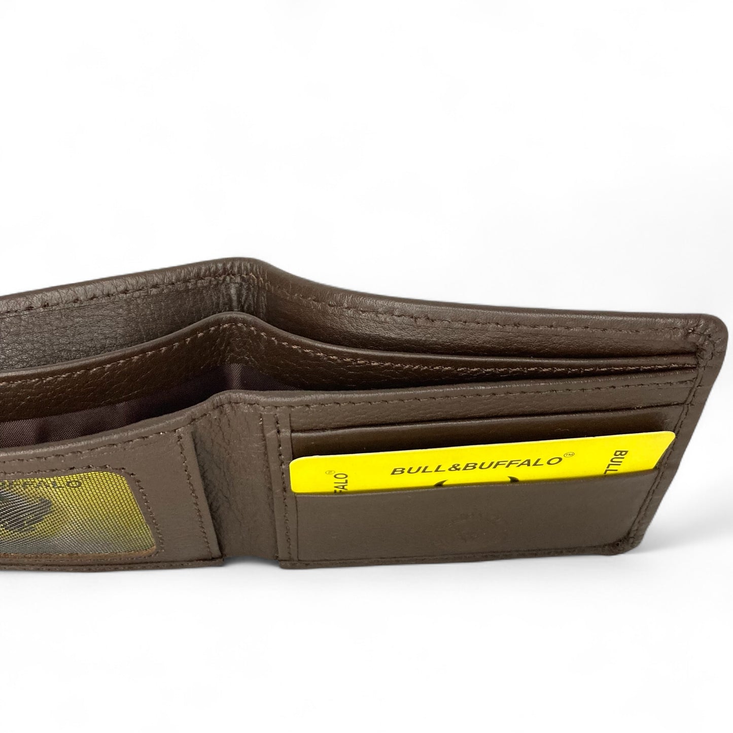 Premium Bull & Buffalo Leather Dollar Size Wallet